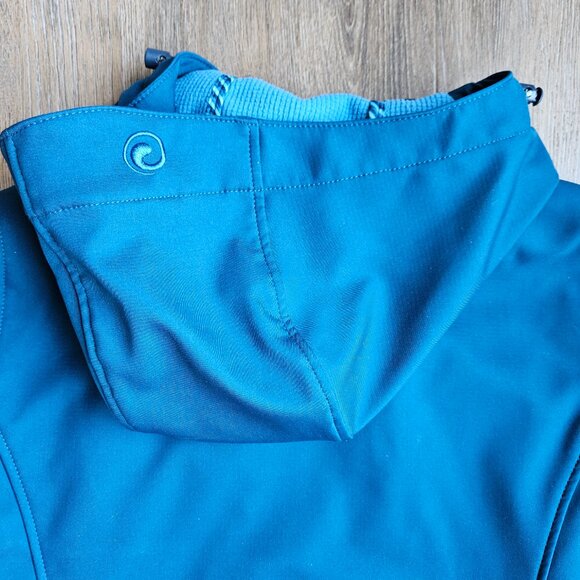 Sherpa Outdoor Switzerland blue women's fleece lined rain jacket size small - Picture 12 of 12